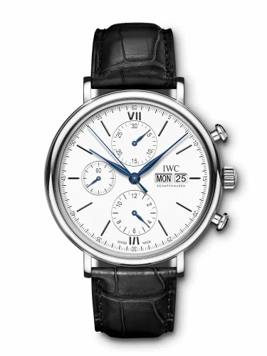 IWC Portofino Chronograph 150 Years Stainless Steel / White IW3910-24 (IW391024)